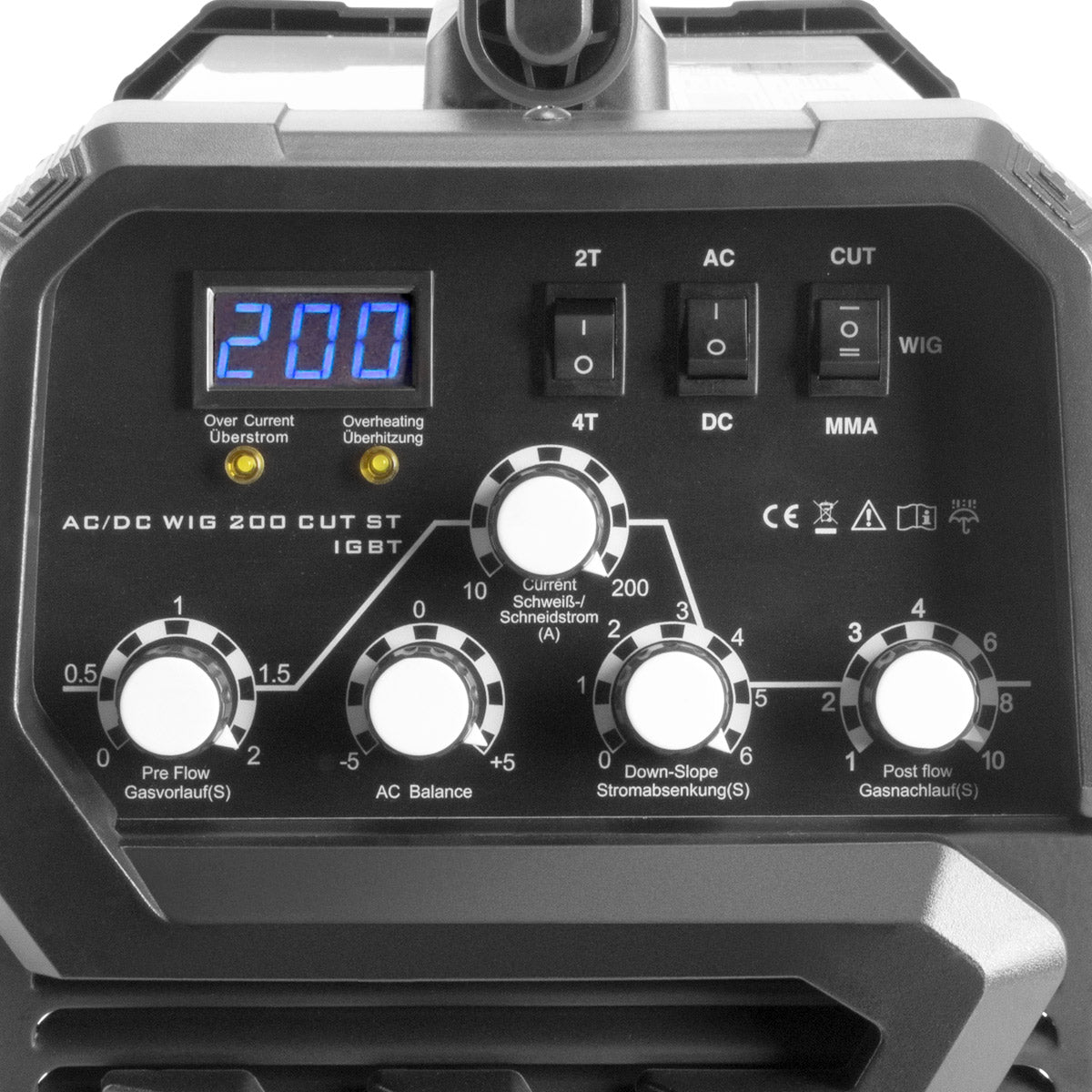 STAHLWERK Schweißgerät AC DC Wig 200 ST IGBT mit Plasmaschneider Vollausstattung