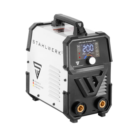 STAHLWERK Schweißgerät ARC 200 Synergic Pro MMA Lift TIG IGBT Inverter 200 A