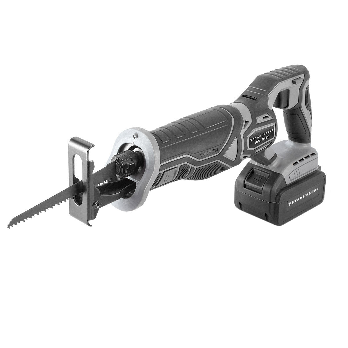 STAHLWERK Akku-Säbelsäge BRS-20 ST mit 20 Volt, 4 Ah Li Ion Akku, 0-2600 U/min