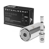 STAHLWERK Universal-Steckschlüssel 7-19 mm Multifunktionsnuss für 3/8" Ratschen