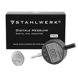 STAHLWERK Digitale Messuhr mit 0-12,7 mm (0,5") Messbereich Millimeter und Zoll