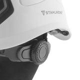 STAHLWERK Schutzhelm SVH-100 ST mit Visier EN397 EN166 Forsthelm