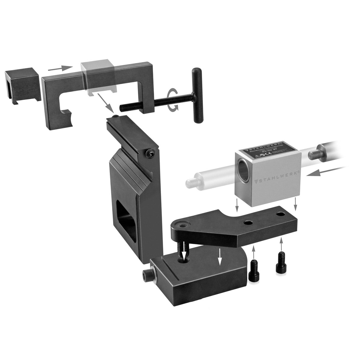 STAHLWERK Rohrausklinkmaschine RA-50 ST Rohrausklinker Ausklinker