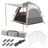 STAHLWERK Campingzelt Z-273 ST 273 x 273 cm selbstaufbauendes Pop-Up-Zelt