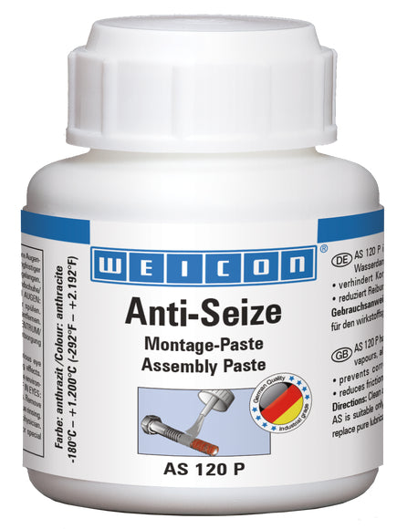 WEICON Anti-Seize Montagepaste | Schmier- und Trennmittelpaste | anthrazit